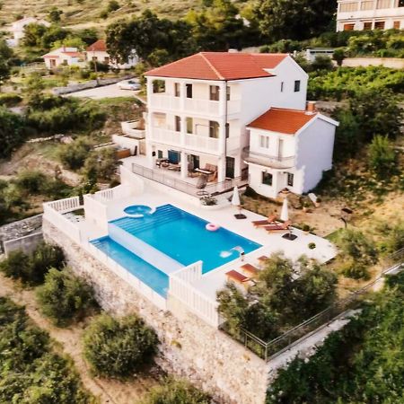 Sea View Luxury Apart Hotel Villa Conte With Swiming Pool And Romantic Spa Podstrana Luaran gambar