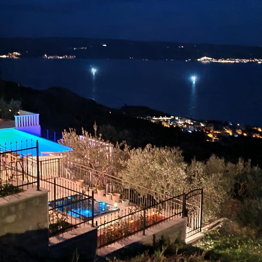 Sea View Luxury Apart Hotel Villa Conte With Swiming Pool And Romantic Spa Podstrana Luaran gambar