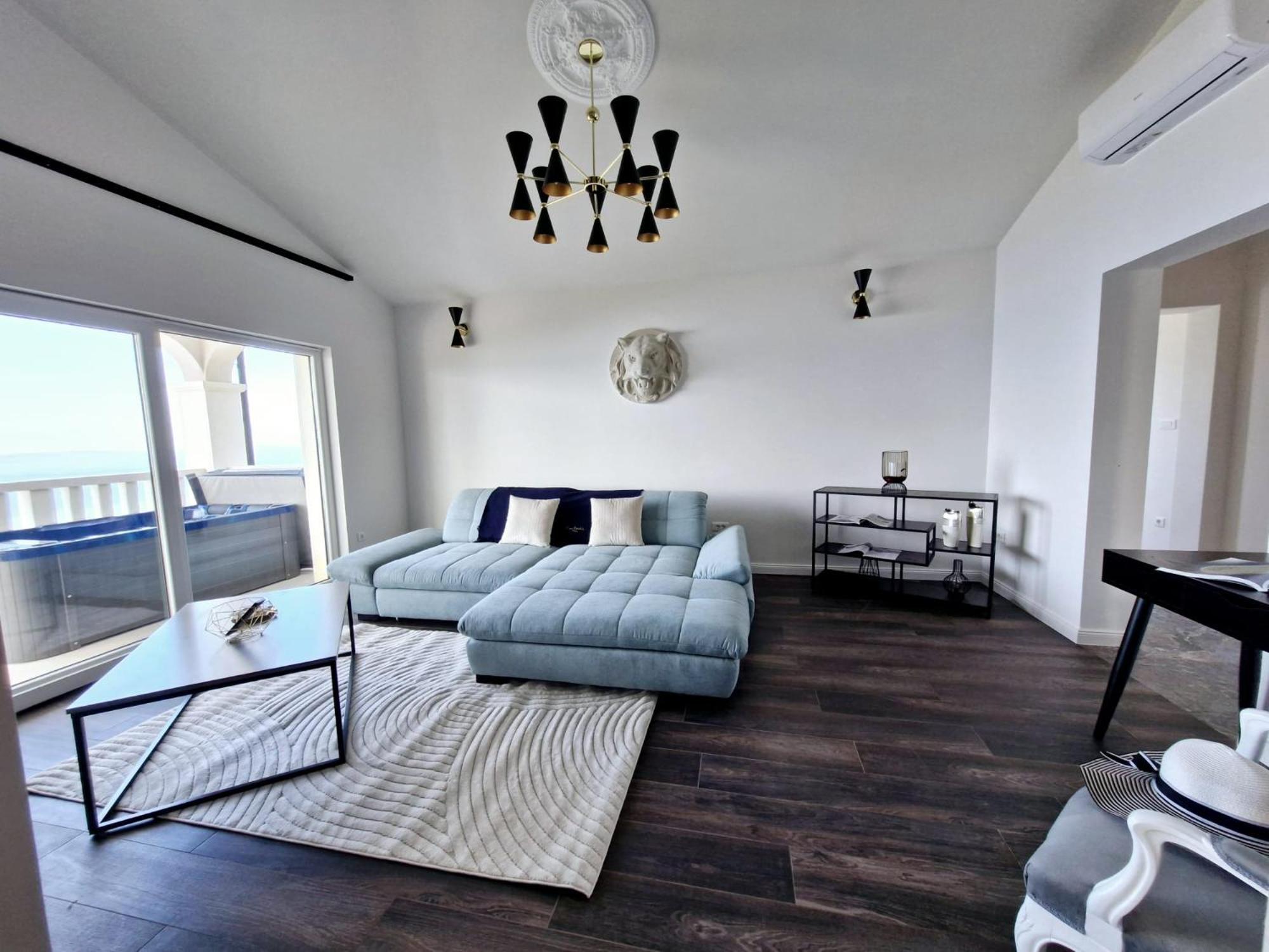 Sea View Luxury Apart Hotel Villa Conte With Swiming Pool And Romantic Spa Podstrana Luaran gambar